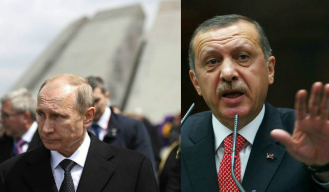 أردوغان: يجب محاسبة روسيا على القرم قبل الحديث عن الإبادة الأرمنية