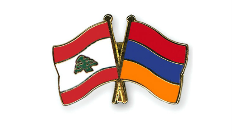 نصب إمتنان من اللبنانيين الأرمن الى لبنان في الجميزة