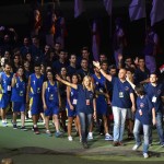 لحظة دخول وفد حلب المشاركين في أولمبياد أرمينيا 2015