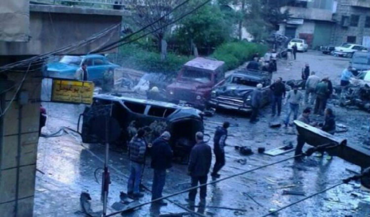 استشهاد سيدة أرمنية في ساحة بيجو بمدينة حلب السورية