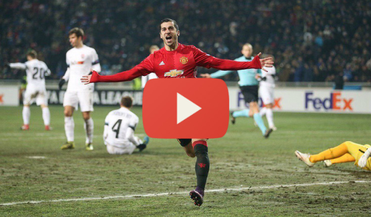 بالفيديو: هدف مخيتاريان الأول ضمن مانتشيستر يونايتد