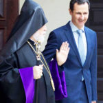 الأسد يستقبل الكاثوليكوس آرام الأول كيشيشيان
