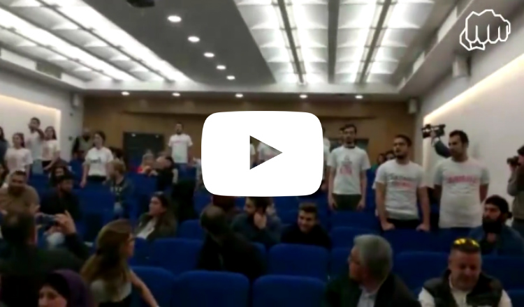 طلاب أرمن يفشلون محاضرة لمؤرخ تركي في جامعة الروح القدس ببيروت