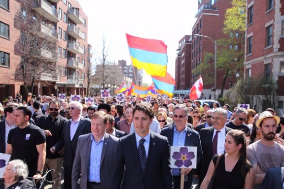 رئيس وزراء كندا جاستن ترودو يصدر بيانا بمناسبة الذكرى 102 للإبادة الأرمنية