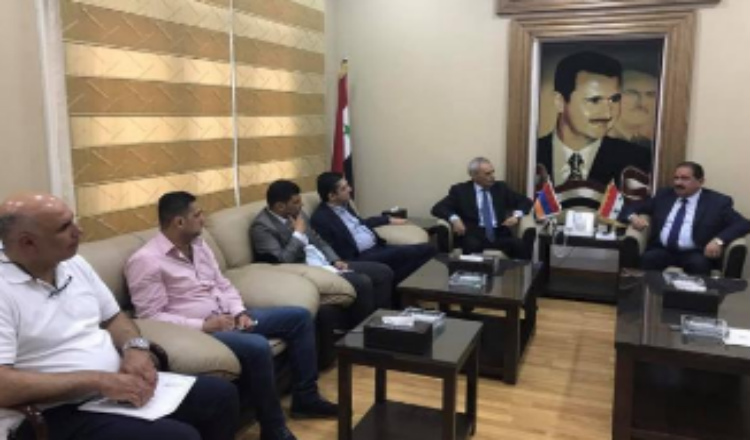 بولاديان يلتقي وزير النقل السوري: 25 ألف أرمني وصلوا أرمينيا بسبب الحرب