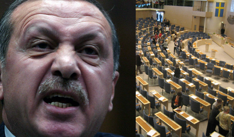 البرلمان السويدي يلاحق أردوغان قضائيا لإرتكابه جرائم حرب