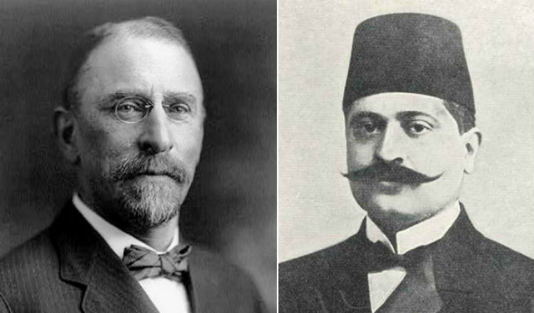 طلعت باشا يشرح أسابا تهجير الأرمن للسفير الأمريكي هينري مورغنتاو