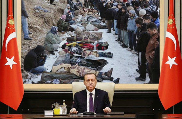 أردوغان يخطط لإبادة الأكراد على غرار الأرمن لإعادة الخلافة العثمانية