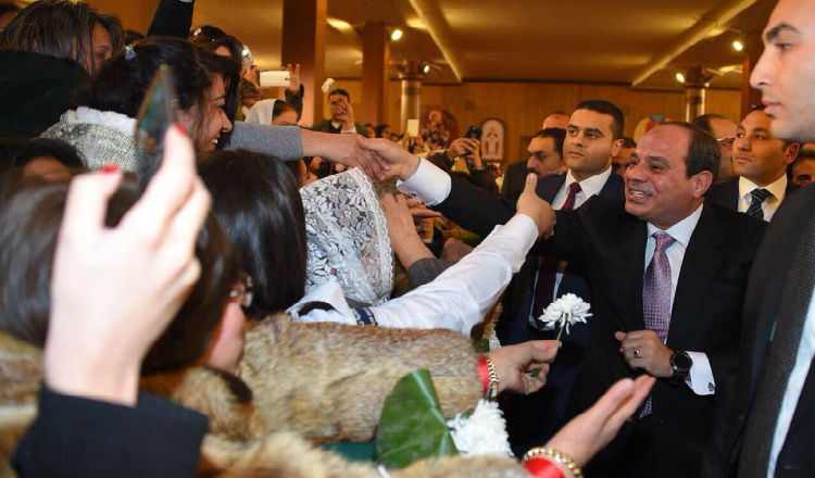 السيسي يهنئ الأرمن الأرثوذكس بعيد الميلاد المجيد