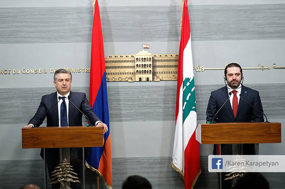 الحريري خلال لقائه كارابيديان: الروابط مع أرمينيا تاريخية ومتينة