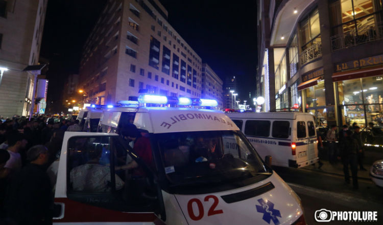 إنفجار وسط يريفان يسفر عن عدد من الجرحى بينهم أجانب