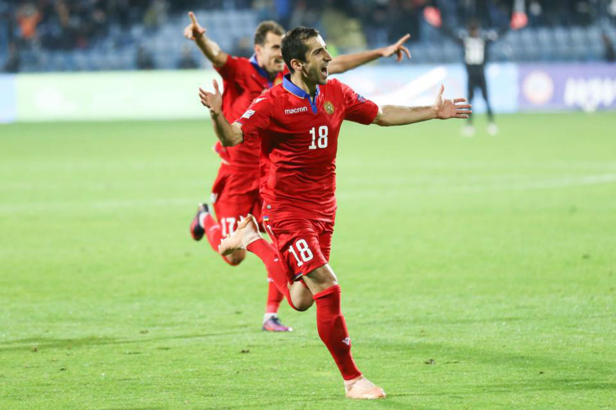 أرمينيا تسحق مقدونيا برباعية نظيفة في دوري أمم أوروبا