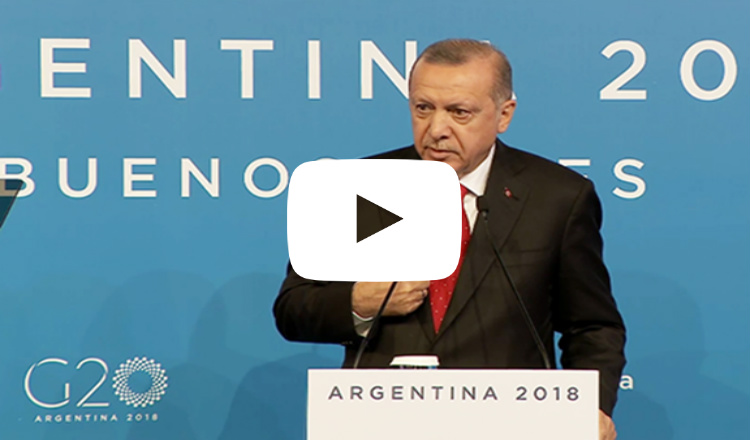أردوغان من على منبر قمة الـ 20: بكل ثقة أقولها، لم نرتكب أي إبادة بحق الأرمن