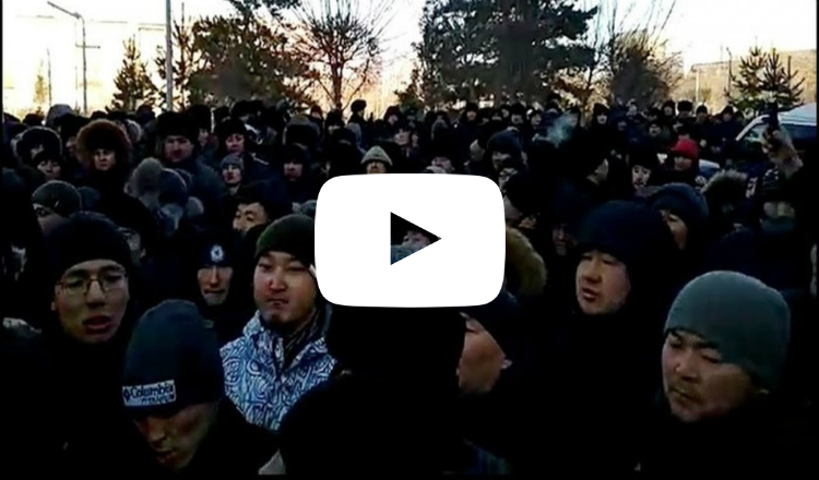 مظاهرات في كازاخستان تطالب بطرد الأرمن وقتلهم