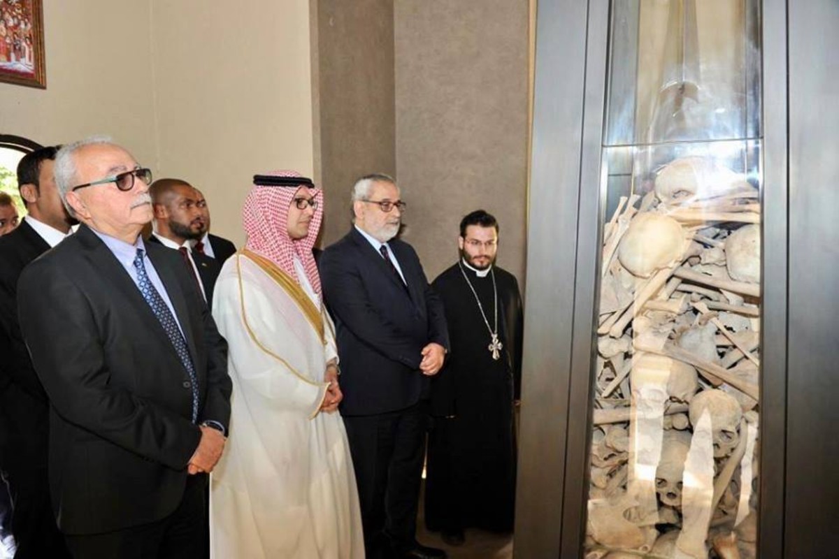 سفير السعودية في لبنان يزور جماجم شهداء الأرمن.. ويؤكد على شرعية القضية
